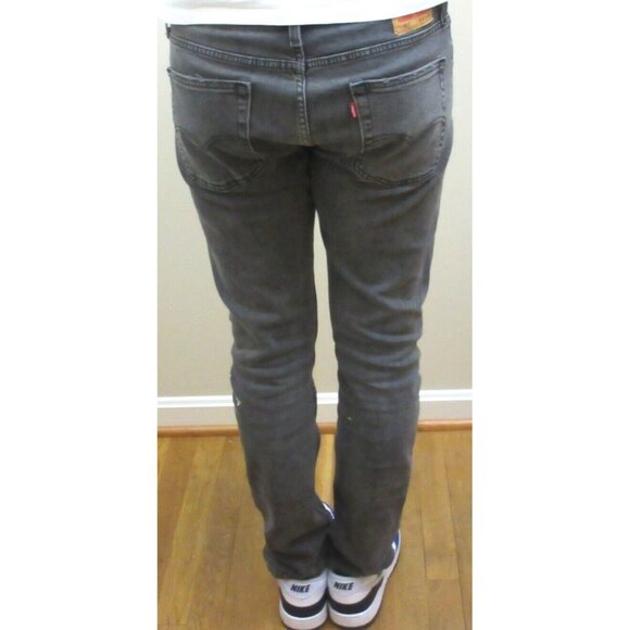 Levi's Men's 510 Skinny Stretch Distressed Jeans Gray Flex Fit NWT All Sizes - Picture 13 of 14